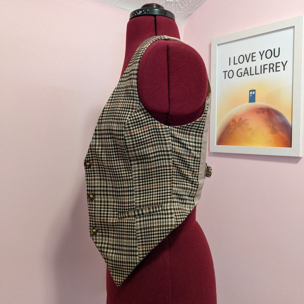Plaid Suit Vest